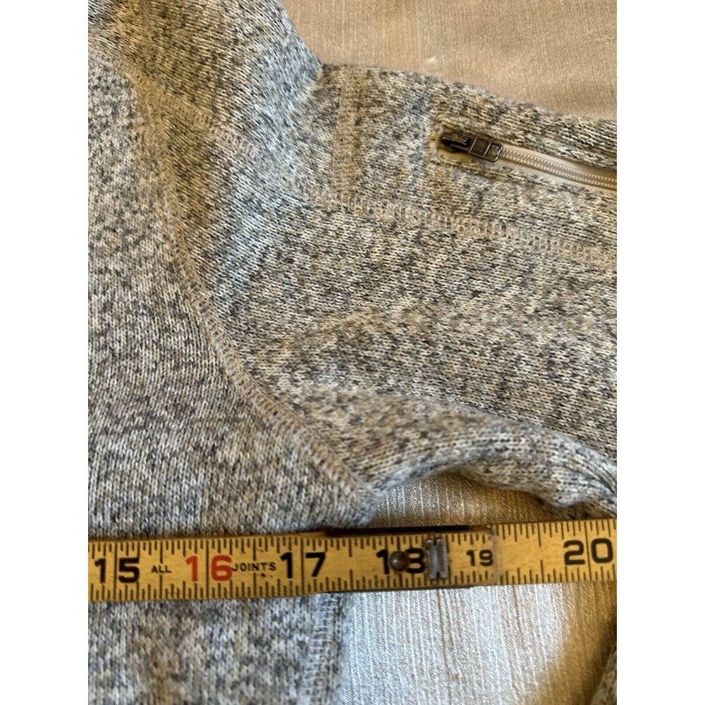PATAGONIA Better Sweater 1/4 Zip Jacket Women's Sz Small Birch White Cream - Picture 4 of 7